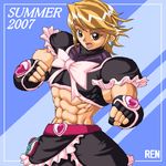  abs cure_black extreme_muscles futari_wa_precure futari_wa_pretty_cure lowres misumi_nagisa muscle muscular oekaki precure pretty_cure 