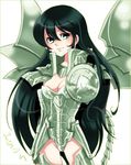  1girl armor dragon_shiryu dragon_shiryuu fanart genderswap knights_of_the_zodiac saint_seiya shield solo 