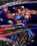  abs biceps breasts capcom chun-li extreme_muscles highres muscle muscles muscular muscular_female s20k00y street_fighter torn_clothes veins 