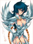  armor breasts cleavage gender_bender genderswap knights_of_the_zodiac phoenix_ikki saint_seiya 