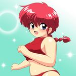  blush breasts cleavage genderswap kj_(artist) ranma-chan ranma_1/2 saotome_ranma smile 