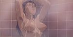  arms_behind arms_up bath breasts cap chun-li fanservice murase_shuko nipples shower shower_scene street_fighter water wet 