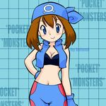 artist_request blush breasts cleavage haruka_(pokemon) pokemon smile team_aqua 