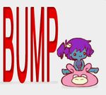  2-ch animated animated_gif bump creepy-tan gif head_bump injury lowres mascot ru-chans slowpoke 