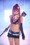  cosplay highres kipi-san pantyhose photo red_hair solo tengen_toppa_gurren_lagann yoko_littner 