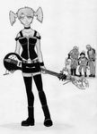  2-ch cancer comic creepy-tan guitar highres instrument manga monochrome ru-chans 