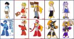  11 absurdres art bass_guitar blues forte highres instrument keyboard_(instrument) megaman megaroll non-web_source piano proto_man rock style 