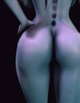  3d_(artwork) animated breasts butt butt_focus digital_media_(artwork) elf faceless_character faceless_female female humanoid not_furry nude simple_background solo soria source_filmmaker tattoo vaako-7 walking 