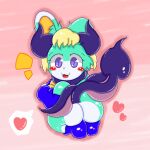  absurd_res animal_crossing anthro aramatchan butt clothed clothing crossgender female hi_res mostly_nude nintendo sasha_(animal_crossing) solo succubus video_games 