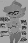  absurd_res after_vore animal_humanoid belly big_belly big_breasts bloated breast_expansion breasts camel_toe cephalopod cephalopod_humanoid cross_pupils cruelty dialogue digestion digestion_noises english_text expansion fatal_vore female greyscale hi_res holding_breast humanoid humanoid_pointy_ears inkling marie_(splatoon) marine marine_humanoid mollusk mollusk_humanoid monochrome navel nintendo oral_vore potbelly pseudo_hair same_size_vore self_grope splatoon talking_to_another talking_to_self taunting text theboogie video_games vore 