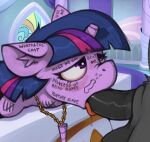  body_writing duo equid equine fellatio female feral forced friendship_is_magic hasbro horse male male/female mammal marsminer my_little_pony oral penile pony public_use rape sex twilight_sparkle_(mlp) 