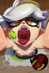  absurd_res animal_humanoid bodily_fluids breast_squish breasts cephalopod cephalopod_humanoid cross_pupils detailed_mouth down_blouse female female_pred hair hi_res high-angle_view holding_viewer humanoid humanoid_pointy_ears imminent_oral_vore imminent_vore inkling inside_stomach internal marie_(splatoon) marine marine_humanoid medium_breasts mollusk mollusk_humanoid nintendo organs prey_pov pseudo_hair rumbling_stomach saliva splatoon squish stomach theboogie uvula video_games white_hair 