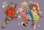  &lt;3 absurd_res anthro charlene_(fritz) clothing dee-dee_(fritz_the_cat) featureless_crotch female fritz_the_cat fritz_the_cat_(character) group hi_res jinmessan licking licking_lips male male/female necktie smoking sweater tongue tongue_out topwear winston_the_fox 