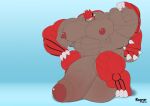  2018 abs alternate_version_at_source anthro anthrofied areola balls biceps big_balls big_muscles big_penis claws compression_artifacts digital_media_(artwork) flat_colors flexing foreskin generation_3_pokemon genitals grin groudon huge_balls huge_muscles huge_penis humanoid_genitalia humanoid_penis hyper hyper_balls hyper_genitalia hyper_muscles hyper_nipples hyper_penis legendary_pokemon male musclegut muscular muscular_anthro muscular_male naughty_face nintendo nipples nude pecs penis pokemon pokemon_(species) pokemorph quads raised_arm raised_tail regnar scales sharp_teeth simple_background smile solo spikes standing teeth thick_penis thick_thighs triceps vein veiny_penis video_games 