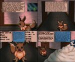  comic duo eevee embrioeldragon female feral generation_1_pokemon generation_2_pokemon hi_res hisuian_form hisuian_typhlosion male n nintendo overweight pokemon pokemon_(species) regional_form_(pokemon) spanish spanish_text text translation_request typhlosion video_games 