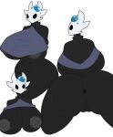  2019 absurd_res anus areola big_breasts big_butt black_body black_breasts breasts butt fecharis female genitals grey_areola grey_nipples hi_res hollow_knight huge_breasts huge_butt nipples pussy solo stemingbunbun team_cherry video_games 