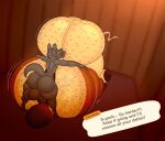  2022 anal animal_crossing anthro areola ball_lick balls belly big_balls big_belly big_butt biped bodily_fluids butt canid canine canis derius digital_media_(artwork) duo english_text erection genital_fluids genitals hi_res huge_balls huge_butt hyper hyper_balls hyper_belly hyper_butt hyper_genitalia licking lying male male/male mammal moobs nintendo nipples on_back oral penetration penile penile_penetration penis precum raccoon_dog sex simple_background tanuki text thick_thighs tom_nook_(animal_crossing) tongue tongue_out video_games wide_hips wolf 