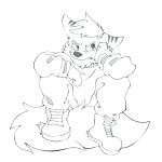  digital_media_(artwork) furry furryart furryartist furryoc hi_res invalid_tag line_art sketch 