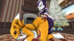  16:9 3d_(artwork) anthro ass_up bandai_namco big_breasts breasts canid canine christmas digimon digimon_(species) digital_media_(artwork) duo female fox from_behind_position holidays humanoid imp impmon ironhawk leapfrog_position male male/female mammal mostly_nude penetration renamon sex source_filmmaker vaginal vaginal_penetration widescreen 