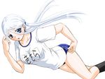  blue_eyes gym_uniform kisara white_hair yu-gi-oh! yuu-gi-ou_duel_monsters 