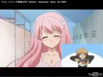  baka_to_test_to_shoukanjuu blush bra cap himeji_mizuki long_hair pink_hair smile solo yoshii_akihisa 