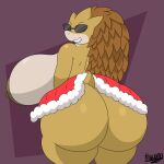  anthro areola big_breasts big_butt breasts brown_areola brown_hair brown_nipples butt clothed clothing eyewear female generation_1_pokemon hair hi_res huge_breasts huge_butt multicolored_body nintendo nipples pokemon pokemon_(species) sandpancake sandslash side_boob smile solo sunglasses thick_thighs thixxen topless two_tone_body video_games wide_hips 