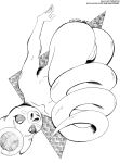  anthro black_sclera blush curvy_figure dated female generation_3_pokemon genitals graphite_(artwork) hi_res jumping mammal monochrome nintendo nude orb pencil_(artwork) pokemon pokemon_(species) pussy signature simple_background solo spoink suina text tiquitoc traditional_media_(artwork) url video_games voluptuous 