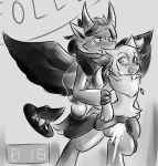  2022 anthro banner bead big_dom_small_sub blush blush_lines bodily_fluids braixen canid canine carrying carrying_partner clothing count cum cum_in_pussy cum_inside digital_drawing_(artwork) digital_media_(artwork) dominant duo ejaculation event female flaire_the_braixen_(novathelucario) flying flying_sex fox generation_5_pokemon generation_6_pokemon genital_fluids hair hat headgear headwear holding_arms holding_person horn hybrid inner_ear_fluff interspecies jewelry larger_male male male/female mammal monochrome necklace nintendo penetration pokemon pokemon_(species) ponytail public public_sex public_use sex simple_background size_difference smaller_female surprise tetsushi tuft vaginal vaginal_penetration video_games wings zoroark 