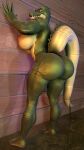  3d_(artwork) 9:16 against_surface against_wall anthro big_butt breasts bubble_butt butt crocodile_(petruz) crocodilian digital_media_(artwork) female hi_res huge_butt kyleroo looking_at_viewer muscular muscular_female nails nipples nude open_mouth outside petruz_(copyright) presenting presenting_hindquarters purple_eyes raised_tail reptile scalie side_boob smile solo source_filmmaker spread_legs spreading teeth thick_thighs 