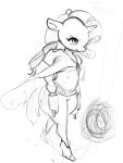  anthro black_and_white bodily_fluids boots bottomwear cape clothing crying curled_hair curled_tail cutie_mark equid equine eyelashes footwear friendship_is_magic hair hasbro hi_res horn horn_markings horse long_hair mammal markings monochrome my_little_pony pony raljoy rarity_(mlp) sketch solo tears topwear unicorn weapon 