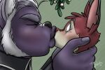  anthro blush christmas digital_media_(artwork) dominant dominant_male duo forced forced_kiss french_kissing holidays king_zephyrus_(tekandpreida) kissing lips male male/male mammal mephitid mistletoe murid murine plant rat rodent size_difference skunk submissive submissive_male surprise surprised_expression tek_(tekandprieda) tekandprieda_(artist) the_rune_tapper thick_lips 