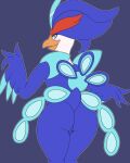  absurd_res anthro avian big_butt blue_body butt fabingfy female generation_9_pokemon hi_res looking_back nintendo pokemon pokemon_(species) quaquaval solo video_games 