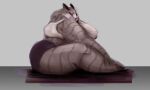  absurd_res anthro big_butt breasts butt colored felid feline female female/female hi_res lynx mammal overweight overweight_anthro overweight_female ruby_panda(artist) solo thick_thighs wide_hips 
