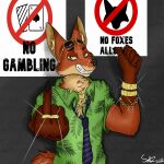  anthro canid canine digital_drawing_(artwork) digital_media_(artwork) disney fox fur gold_(metal) gold_jewelry hi_res jewelry logan_silver male male/male mammal nick_wilde red_body red_fox red_fur solo zootopia 