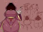  antlers big_breasts blush blush_lines bouncing_breasts breasts clothing curvy_figure faceless_character faceless_female faceless_male female gloves group handwear hooded horn human kaizo_(artist) male mammal robe standing thick_thighs wide_hips 