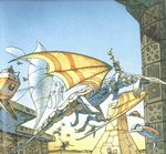  airship boy dragon flight gun moebius official_art panzer_dragoon sega weapon 