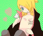  akatsuki_(naruto) bird deidara heart male male_focus naruto naruto_shippuuden pomx 