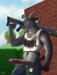  absurd_res animal_humanoid anthro bovid bovid_humanoid caprine caprine_humanoid epic_games goat goat_humanoid hi_res humanoid male mammal mammal_humanoid pilgor_(goat_simulator) solo video_games volktex 