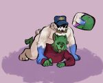  anthro bear butt duo fenecoou fur hi_res league_of_legends male male/male mammal murid murine police_hat rat riot_games rodent sex twitch_(lol) video_games volibear 