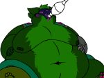  animated anthro applebottomfemboy fabian_ligathine machine male moobs morbidly_obese no_sound obese overweight protogen solo tube_in_mouth weight_gain 