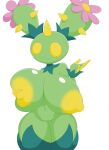  5_fingers absurd_res areola big_breasts breasts edit female fingers generation_5_pokemon green_body hi_res holding_breast humanoid maractus nintendo nipples pokemon pokemon_(species) shmeepo solo video_games yellow_areola 