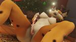  absurd_res breasts candy candy_cane christmas dessert felid feline food genitals hi_res holidays humble_stone lynx mammal miyu_lynx nintendo nipples pussy star_fox video_games x-mas 