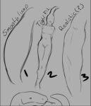  belly big_breasts breast_imprints breasts digital_media_(artwork) duo english_text female female_prey feral greyscale human imprint mammal monochrome number options reptile rupie_(artist) scalie snake text vore 