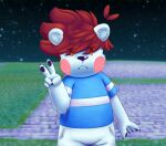  anthro bear blush chubby_male clothed clothing digital_media_(artwork) fur hair hi_res male male/male mammal slightly_chubby solo yosho yoshuanim 