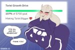  anthro bent_over big_breasts blush boss_monster bovid breasts caprine clothed clothing dialogue female hi_res huge_breasts mammal mature_female schwoo toriel undertale undertale_(series) video_games 