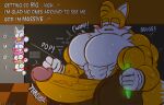  absurd_res amy_rose anthro big_muscles big_penis blaze_the_cat bodily_fluids canid canine cream_the_rabbit fox genitals group hi_res huge_muscles huge_penis implied_growth lerntern male mammal miles_prower muscular muscular_anthro muscular_male penis rouge_the_bat sega solo sonic_the_hedgehog_(series) sweat throbbing throbbing_penis vein veiny_penis 