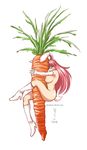  animal_ears breasts bunny_ears bunny_girl bunny_tail erect_carrot highres large_breasts rabbit_girl tail usagi_girl vegetable xiangfey 