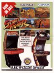  80s arcade arcade_machine capcom flyer game official_art oldschool scan street_fighter 