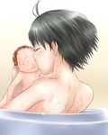 baby birth idolmaster kikuchi_makoto kiss miyuuhodoh myu-po tub 