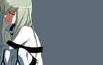  aconite_k bodysuit c.c. cc code_geass crying female green_hair long_hair lowres simple_background solo tears yellow_eyes 